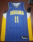 Maillot de Basket #11 Sabonis Indiana Pacers 2020-21 city Bleu Imprimé